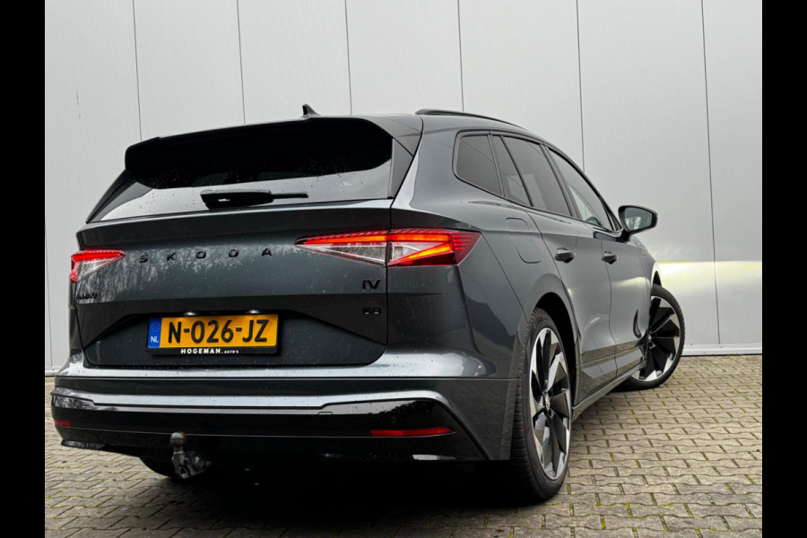 Škoda ENYAQ iV SPORTLINE 91,4% SOH SFEERVERLICHTING TREKHAAK ADAPTIVE CRUISE NAP