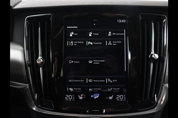 Volvo V90 2.0 T6 AWD Inscription Plug In | Panoramadak | Leder | Stoel & stuurverwarming | Trekhaak | Camera | Head-Up | Adaptive cruise | Achterbankverwarming | PHEV | Plug In