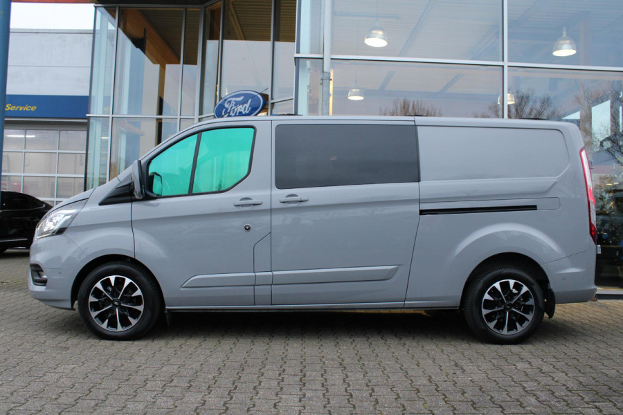Ford Transit Custom 300 2.0 TDCI L2H1 Limited DC | Trekhaak | Stoelverwarming | Cruise Control | Camera | Allesdragers |