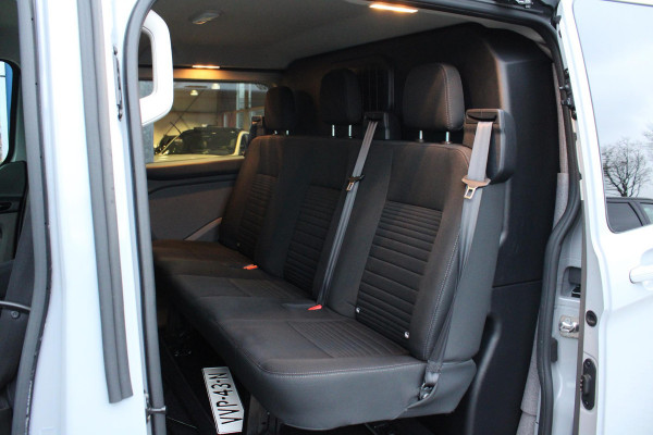 Ford Transit Custom 300 2.0 TDCI L2H1 Limited DC | Trekhaak | Stoelverwarming | Cruise Control | Camera | Allesdragers |
