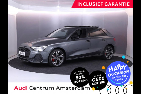 Audi A3 Sportback 45 TFSI e S edition Competition 272 pk SOH 100% S-tronic| Navigatie | Panoramadak | Private lease vanaf €798,- | Achteruitrijcamera | Adaptieve cruise control | Matrix LED koplampen |