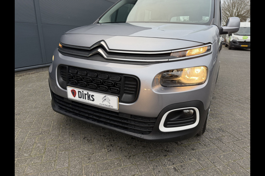 Citroën Berlingo 110pk Feel (Airco - Navigatie via APP - Parkeersensoren - Cruise Controle - 2x schuifdeuren)