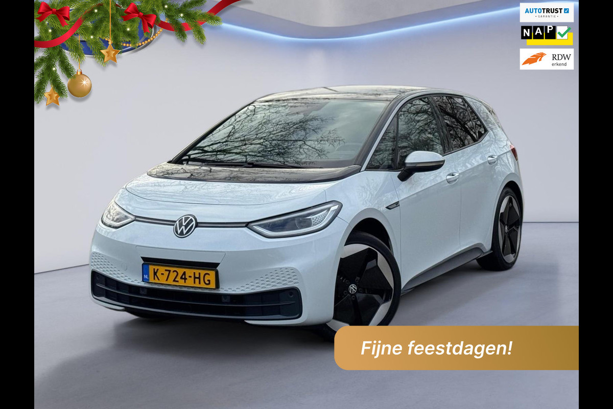 Volkswagen ID.3 First Max 58 kWh, panoramadak, 20 inch, camera, parelmoer, stoelverwarming, 1 e eigenaar, NL auto met nap