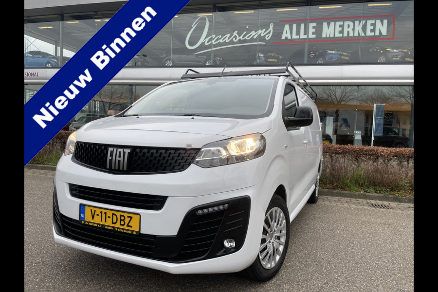 Fiat Scudo 1.5 MultiJet L3H1 2 zitplaatsen rechtsvoor - Cruise control - Parkeersensor achter - Achteruitrijcamera - Apple carplay - Airco - Bluetooth - Elektrische ramen voor - Tussenschot volledig - Zijschuifdeur recht