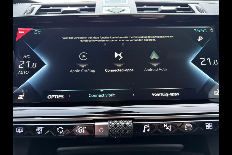 DS Ds 7 Crossback 300pk 4x4 Louvre (Trekhaak - Leder incl verwarming/massage/koeling/geheugen - 20" incl 4S - Elektrische Klep - Focal Electra - C