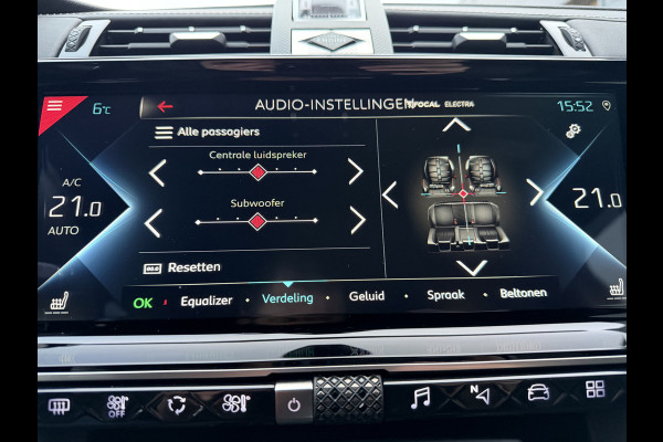 DS Ds 7 Crossback 300pk 4x4 Louvre (Trekhaak - Leder incl verwarming/massage/koeling/geheugen - 20" incl 4S - Elektrische Klep - Focal Electra - C