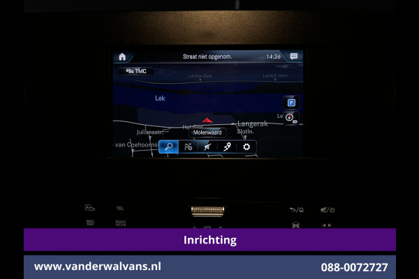 Mercedes-Benz Sprinter 314 CDI 143pk L2H1 inrichting Euro6 Airco | Camera | Navigatie | Trekhaak 2800kg Cruisecontrol, Bijrijdersbank, leder