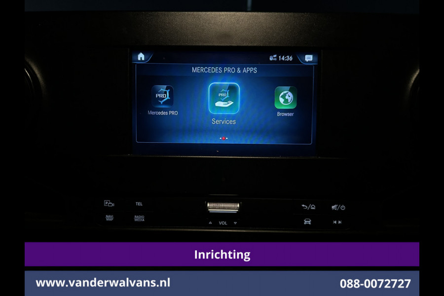 Mercedes-Benz Sprinter 314 CDI 143pk L2H1 inrichting Euro6 Airco | Camera | Navigatie | Trekhaak 2800kg Cruisecontrol, Bijrijdersbank, leder