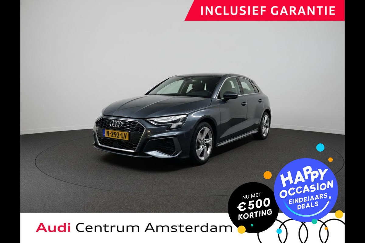 Audi A3 Sportback 30 TFSI S edition 110 pk | Navigatie | Parkeersensoren achter | Autom. airco | LED koplampen | Apple Carplay/Android Auto |