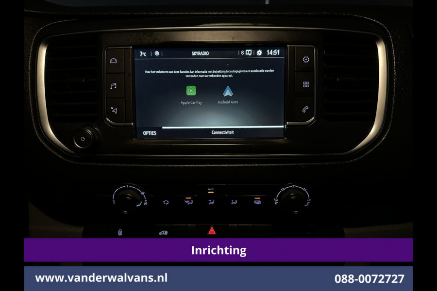 Opel Vivaro 2.0 CDTI 123pk L3H1 XL inrichting Euro6 Airco | Trekhaak 2500kg | Imperiaal Navigatie, Apple Carplay, Cruisecontrol, Android Auto, Parkeersensoren, Bijrijdersbank