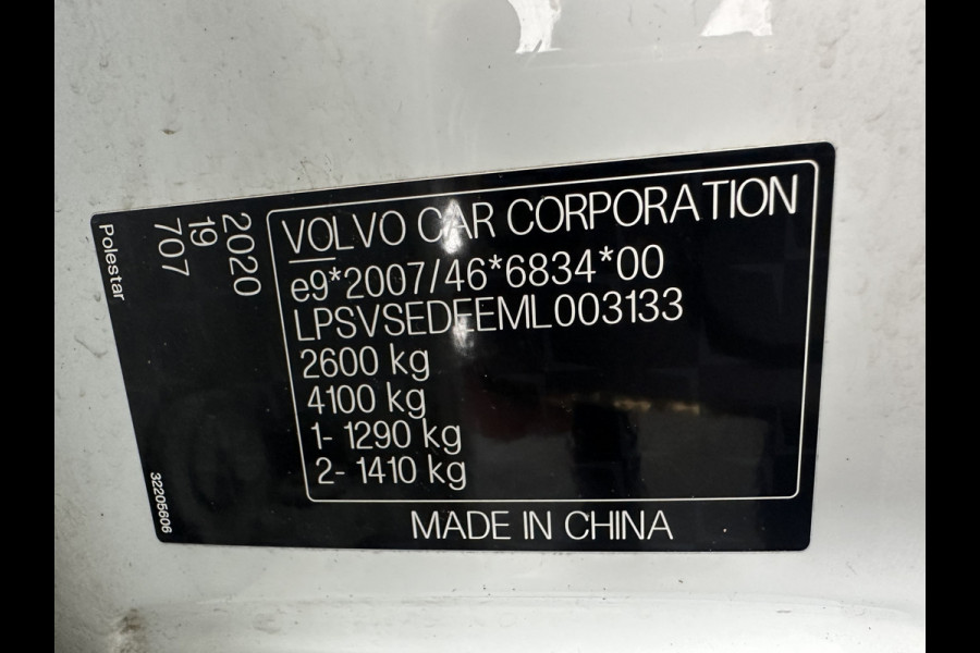 Polestar 2 Long Range Dual Motor Launch Edition 78kWh [ 3-Fase ] {SOH-92%} (INCL-BTW) *PANO | LEATHER | NAVI-FULLMAP | FULL-LED | BLIND-SPOT | KEYLESS | LANE-ASSIST | DIGI-COCKPIT | CARPLAY | DAB+ | HEATED-COMFORTSEATS | ECC | MEMORY-PACK | PDC | 20''ALU*