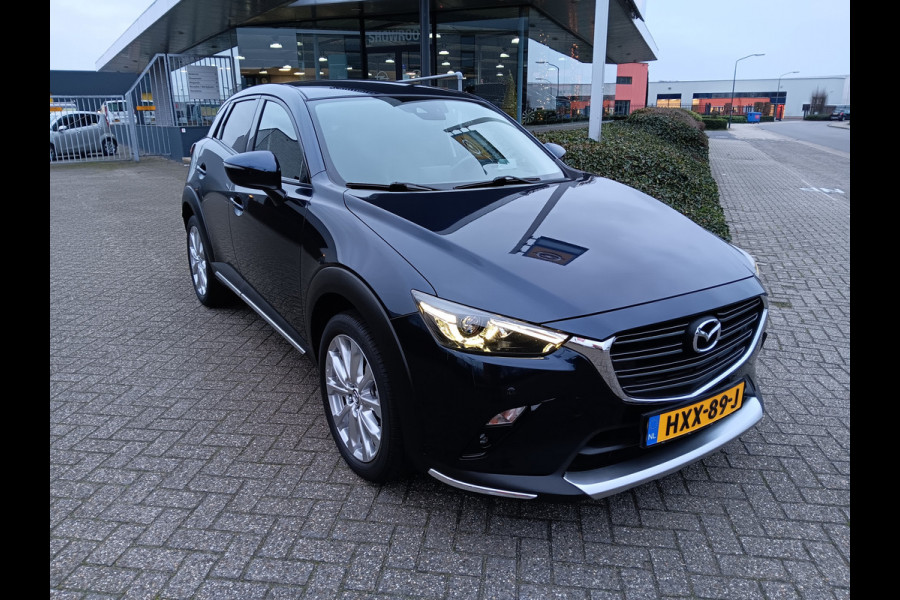 Mazda CX-3 2.0 SkyActiv-G 120 GT-M Line AUTOMAAT, Navi, Clima, Head-up, 18" etc. incl. 12 MND BOVAGGARANTIE