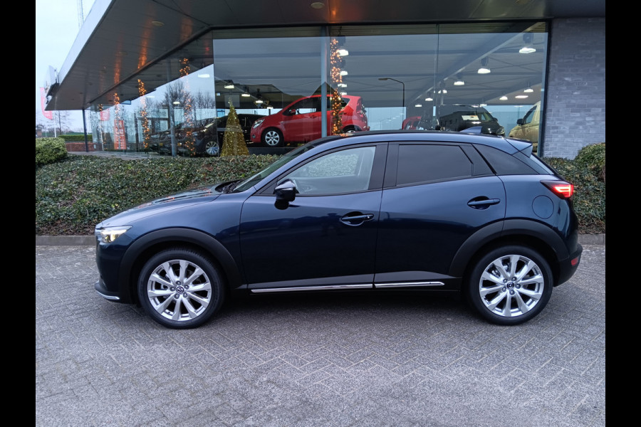 Mazda CX-3 2.0 SkyActiv-G 120 GT-M Line AUTOMAAT, Navi, Clima, Head-up, 18" etc. incl. 12 MND BOVAGGARANTIE
