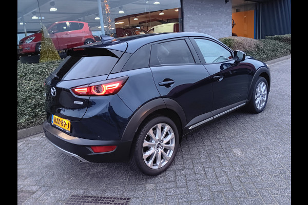 Mazda CX-3 2.0 SkyActiv-G 120 GT-M Line AUTOMAAT, Navi, Clima, Head-up, 18" etc. incl. 12 MND BOVAGGARANTIE