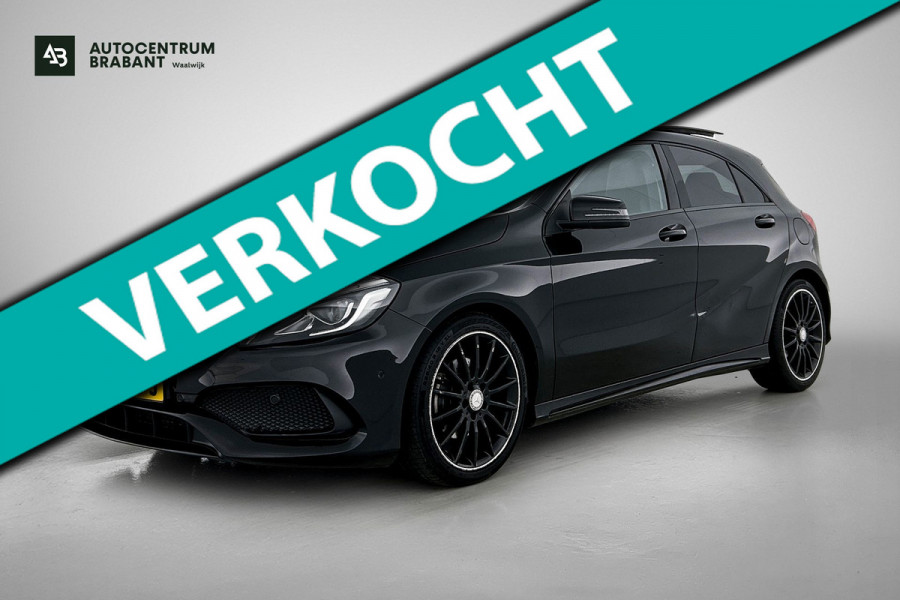Mercedes-Benz A-Klasse 180 AMG Automaat (Dealer OnderH, NL-auto, Panorama, SfeerV, Harman/ Kardon, Carplay, Navi, Etc)