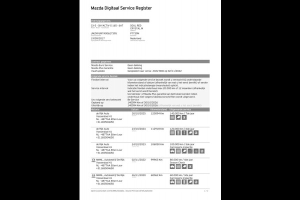 Mazda CX-5 2.0 SkyActiv-G 165 Skylease GT | Leder, Navi, Keyless, Camera, Climate, Stoel+Stuurverw. | Onderhoudshistorie | NAP