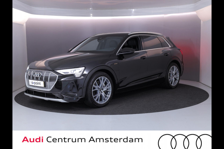 Audi e-tron 55 quattro S edition 95 kWh 408pk | Navigatie | Elektrisch verstelbare voorstoelen | Luchtvering | Parkeercamera | Matrix koplampen