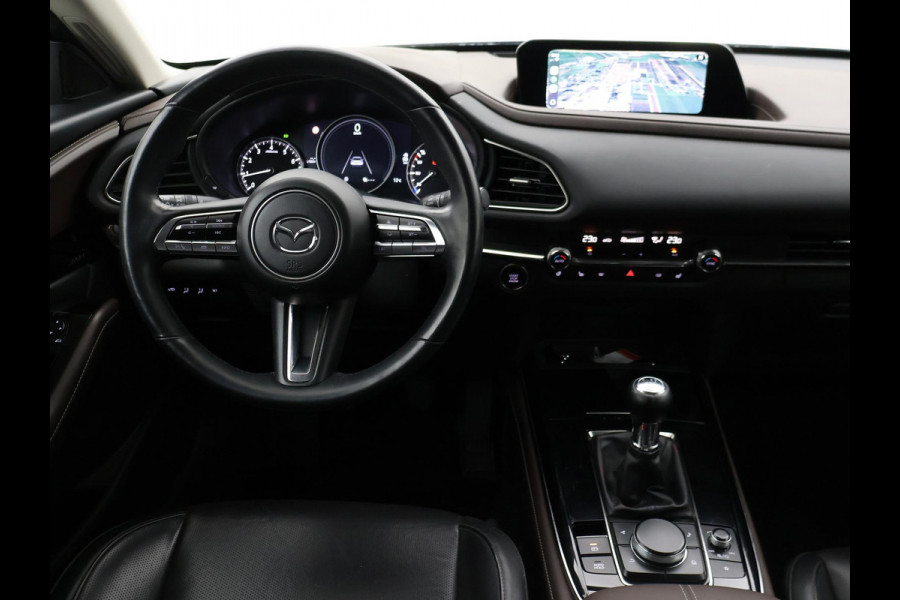 Mazda CX-30 2.0 e-SkyActiv-X M 180 PK HYBRID LUXURY + BOSE | TREKHAAK | LEDER | ADAPTIVE CRUISE | CAMERA