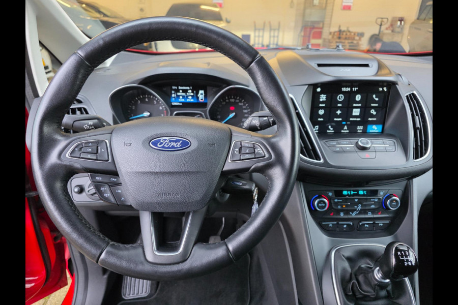 Ford C-MAX 1.5 Titanium / 150 PK / AFN.TREKHAAK / NIEUWE OH.BEURT / STOELVERW. / SENSOREN V+A / CARPLAY / NAVI / INCL. GARANTIE !