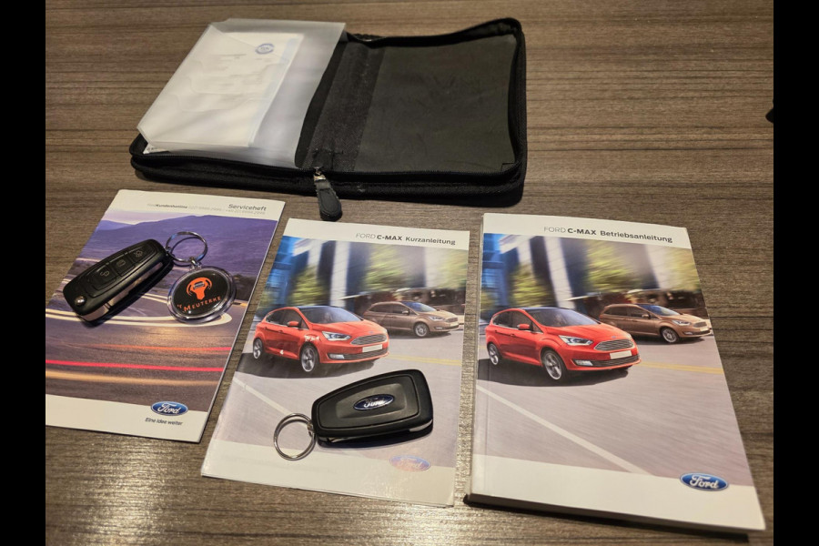 Ford C-MAX 1.5 Titanium / 150 PK / AFN.TREKHAAK / NIEUWE OH.BEURT / STOELVERW. / SENSOREN V+A / CARPLAY / NAVI / INCL. GARANTIE !