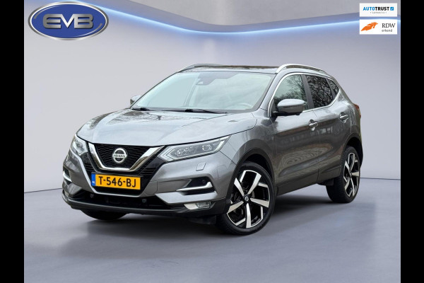 Nissan QASHQAI 1.3 DIG-T 158pk TEKNA + AUTOMAAT, panoramadak, luxe lederen interieur, 360 camera, stoelverwarming