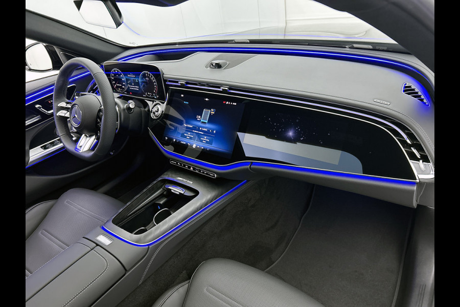 Mercedes-Benz E-Klasse AMG 53 4MATIC+ Night Edition | Premium Plus pakket | AMG DYNAMIC PLUS pakket | Rijassistentiepakket Plus | Achterassturing | 21 inch AMG velgen | Digital Light | Winterpakket | 360° camera | Burmester® 4D sound system | Head-up display | Stoelventilatie voor |