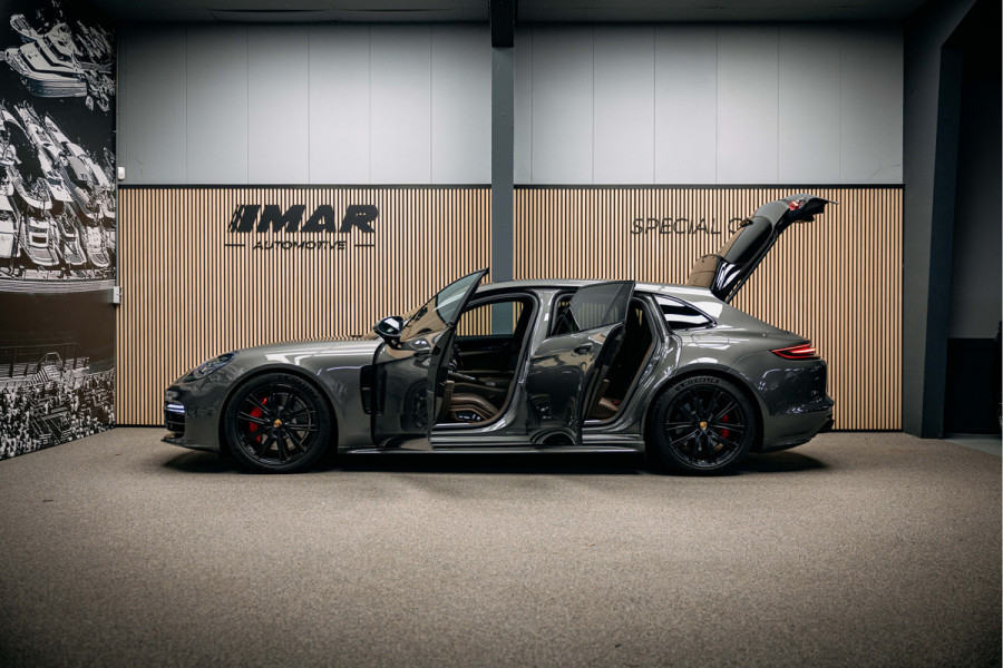 Porsche Panamera Sport Turismo 2.9 4 E-Hybrid | Origineel Nederlands | Pano | Bose | Bruin leder |