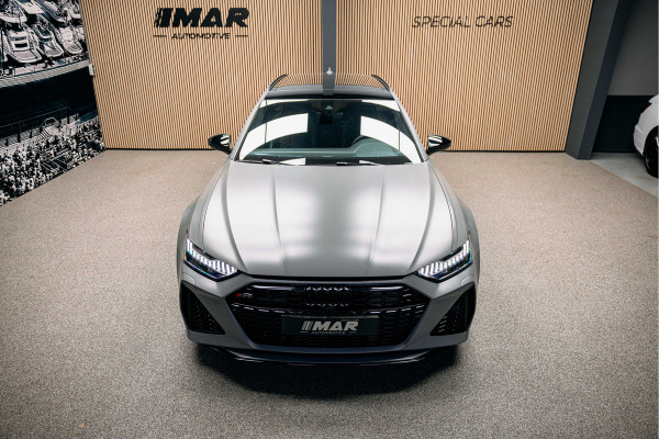 Audi RS6 Avant RS 6 TFSI quattro | Beton grijs matte | 23 inch Vossen HF7 | Keramisch | Pano |