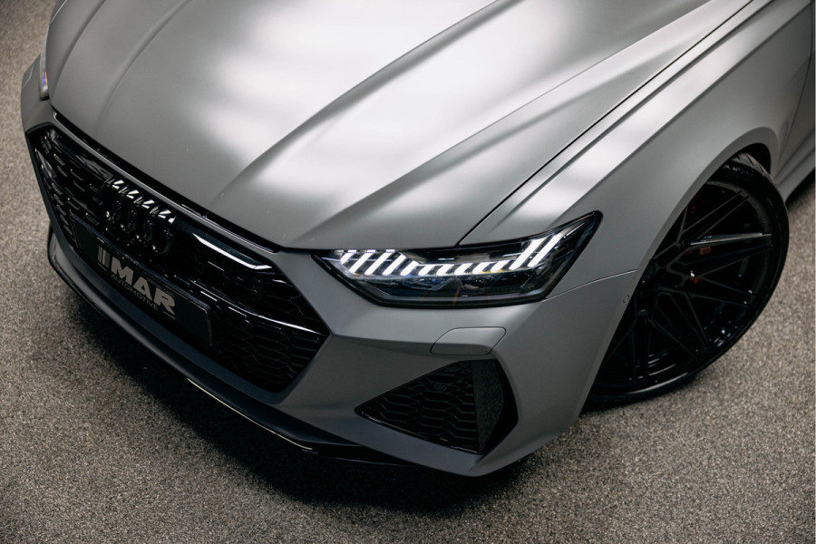 Audi RS6 Avant RS 6 TFSI quattro | Beton grijs matte | 23 inch Vossen HF7 | Keramisch | Pano |