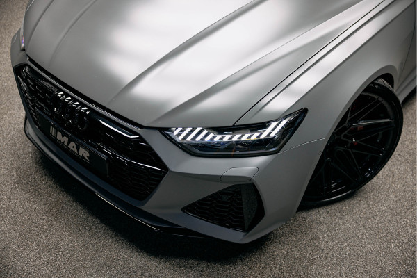 Audi RS6 Avant RS 6 TFSI quattro | Beton grijs matte | 23 inch Vossen HF7 | Keramisch | Pano |