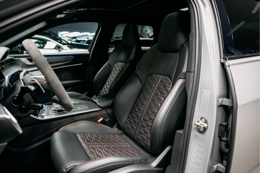 Audi RS6 Avant RS 6 TFSI quattro | Beton grijs matte | 23 inch Vossen HF7 | Keramisch | Pano |