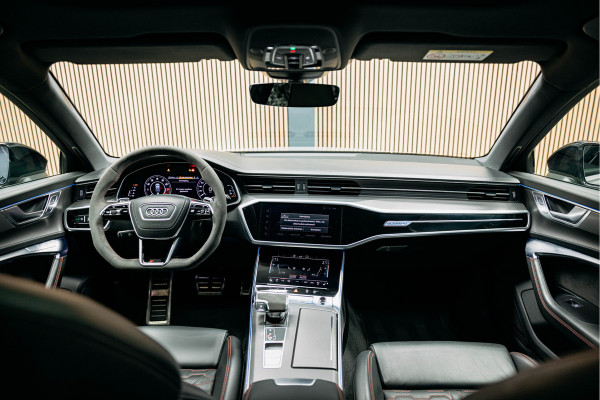 Audi RS6 Avant RS 6 TFSI quattro | Beton grijs matte | 23 inch Vossen HF7 | Keramisch | Pano |