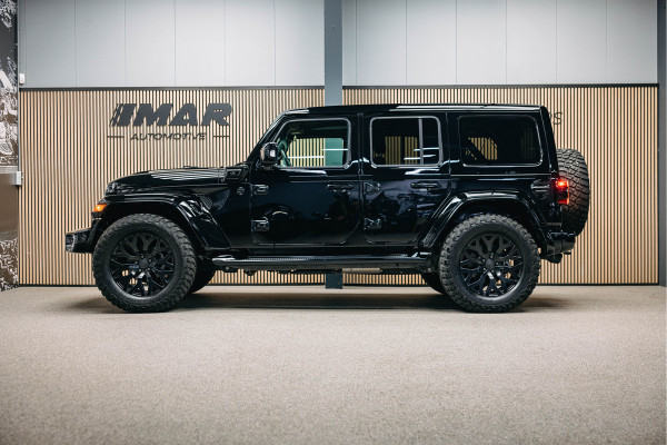 Jeep Wrangler Unlimited 4xe 380 Rubicon Dikke Custom Made Jeep Wrangler, Cabrio top elektrische bedienbaar.