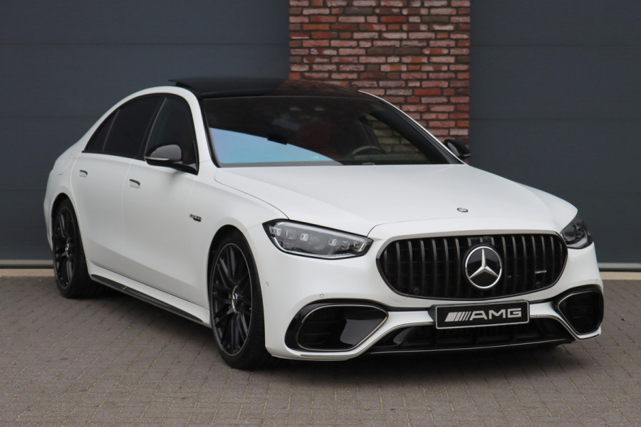 Mercedes-Benz S-Klasse AMG 63 S E Performance | 802pk | Carbon | Achterasbesturing | Distronic+ | Chauffeurspakket | Entertainment Achter | Stoelventilatie | Zonweringspakket | Vlakkenverwarming | Kuitmassage | Burmester High End 4D |