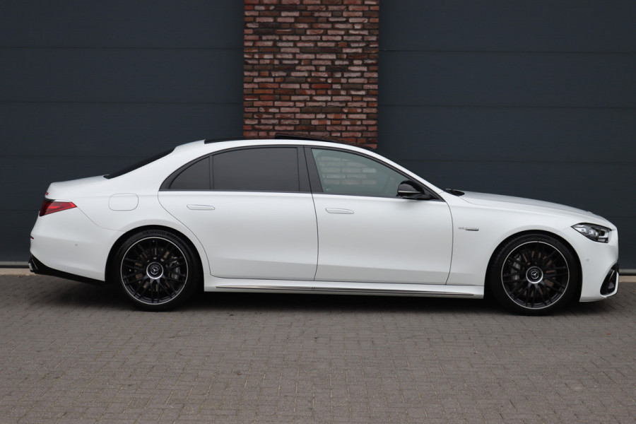 Mercedes-Benz S-Klasse AMG 63 S E Performance | 802pk | Carbon | Achterasbesturing | Distronic+ | Chauffeurspakket | Entertainment Achter | Stoelventilatie | Zonweringspakket | Vlakkenverwarming | Kuitmassage | Burmester High End 4D |