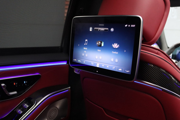Mercedes-Benz S-Klasse AMG 63 S E Performance | 802pk | Carbon | Achterasbesturing | Distronic+ | Chauffeurspakket | Entertainment Achter | Stoelventilatie | Zonweringspakket | Vlakkenverwarming | Kuitmassage | Burmester High End 4D |