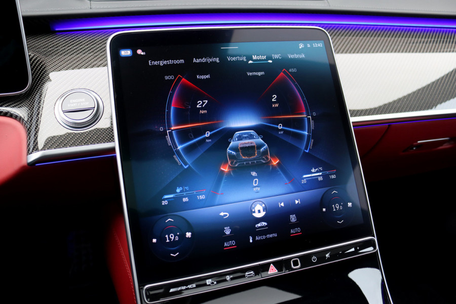 Mercedes-Benz S-Klasse AMG 63 S E Performance | 802pk | Carbon | Achterasbesturing | Distronic+ | Chauffeurspakket | Entertainment Achter | Stoelventilatie | Zonweringspakket | Vlakkenverwarming | Kuitmassage | Burmester High End 4D |