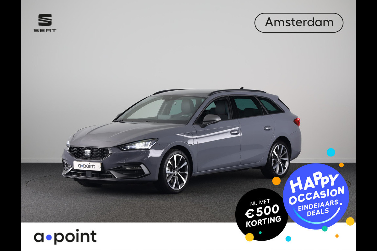 Seat Leon Sportstourer 1.5 TSI e-Hybrid FR PHEV First Edition 204 pk Automaat | Verlengde garantie | Navigatie | Parkeersensoren | Achteruitrijcamera | Adaptieve cruise control |