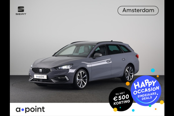 Seat Leon Sportstourer 1.5 TSI e-Hybrid FR PHEV First Edition 204 pk Automaat | Verlengde garantie | Navigatie | Parkeersensoren | Achteruitrijcamera | Adaptieve cruise control |