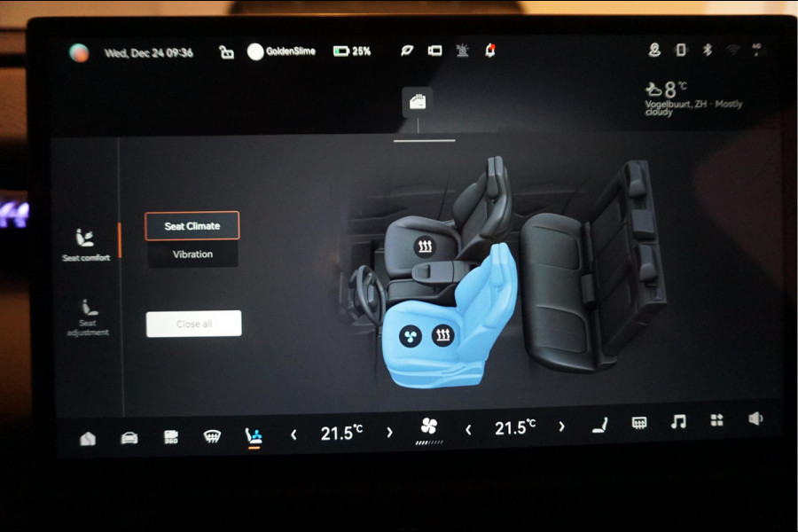 ZEEKR X AWD Privilege 69 kWh | 429pk | 0-100 3.8sec | Full Options | Panoramadak | Head Up Display | Sfeerverlichting | Leer | Electr stoelen + memory + massage + koeling + verwarming