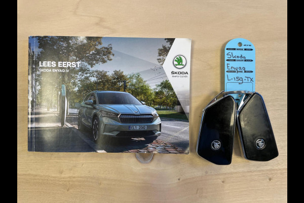 Škoda ENYAQ iV 60|ANDROID AUTO/APPLE CARPLAY|ACHTERUITRIJCAMERA|STOEL+STUURVERW.|NAVI|NL-AUTO|NAP|INCL.BTW|1e EIG.|