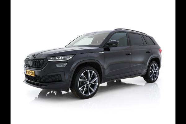 Škoda Kodiaq 1.5 TSI Sportline Business [ 7-Pers. ] (INCL-BTW) Aut. *LEATHER-MICROFIBRE | FULL-LED | ADAPTIVE-CRUISE | MEMORY-PACK | DIGI-COCKPIT | NAVI-FULLMAP | CAMERA | DAB+ | AMBIENT-LIGHT | KEYLESS | CARPLAY | PRIVACY-GLASS| TOWBAR | 20''