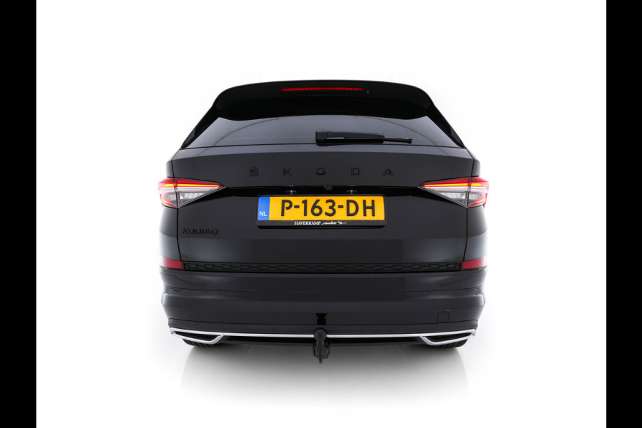 Škoda Kodiaq 1.5 TSI Sportline Business [ 7-Pers. ] (INCL-BTW) Aut. *LEATHER-MICROFIBRE | FULL-LED | ADAPTIVE-CRUISE | MEMORY-PACK | DIGI-COCKPIT | NAVI-FULLMAP | CAMERA | DAB+ | AMBIENT-LIGHT | KEYLESS | CARPLAY | PRIVACY-GLASS| TOWBAR | 20''