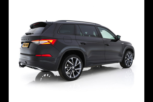 Škoda Kodiaq 1.5 TSI Sportline Business [ 7-Pers. ] (INCL-BTW) Aut. *LEATHER-MICROFIBRE | FULL-LED | ADAPTIVE-CRUISE | MEMORY-PACK | DIGI-COCKPIT | NAVI-FULLMAP | CAMERA | DAB+ | AMBIENT-LIGHT | KEYLESS | CARPLAY | PRIVACY-GLASS| TOWBAR | 20''
