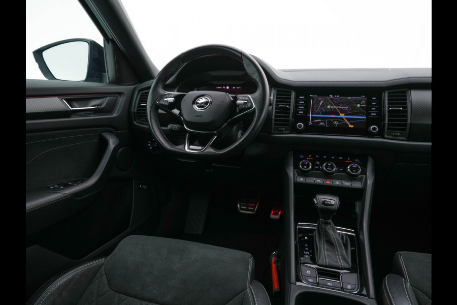Škoda Kodiaq 1.5 TSI Sportline Business [ 7-Pers. ] (INCL-BTW) Aut. *LEATHER-MICROFIBRE | FULL-LED | ADAPTIVE-CRUISE | MEMORY-PACK | DIGI-COCKPIT | NAVI-FULLMAP | CAMERA | DAB+ | AMBIENT-LIGHT | KEYLESS | CARPLAY | PRIVACY-GLASS| TOWBAR | 20''