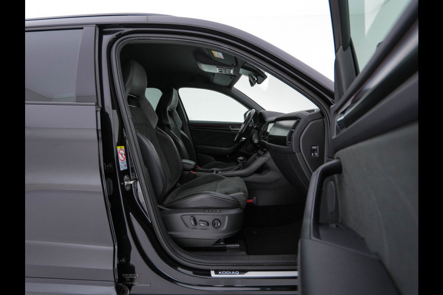 Škoda Kodiaq 1.5 TSI Sportline Business [ 7-Pers. ] (INCL-BTW) Aut. *LEATHER-MICROFIBRE | FULL-LED | ADAPTIVE-CRUISE | MEMORY-PACK | DIGI-COCKPIT | NAVI-FULLMAP | CAMERA | DAB+ | AMBIENT-LIGHT | KEYLESS | CARPLAY | PRIVACY-GLASS| TOWBAR | 20''