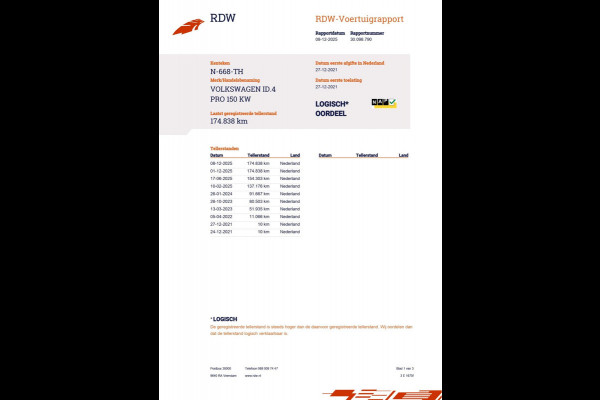 Volkswagen ID.4 Pro 77 kWh|96% SOH|GROTE ACCU|PANO|TREKHAAK|ACC|CAMERA|CARPLAY/ANDROID|STOELVERW|NAVI|NL-AUTO|NAP|1e EIG|INCL.BTW|