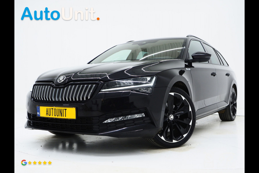 Škoda Superb Combi 1.4 TSI iV Sportline 218PK | Sportstoelen | Trekhaak | Camera | Memory | Sfeer | Keyless | Adaptive Cruise