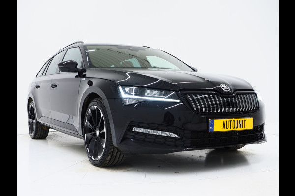 Škoda Superb Combi 1.4 TSI iV Sportline 218PK | Sportstoelen | Trekhaak | Camera | Memory | Sfeer | Keyless | Adaptive Cruise