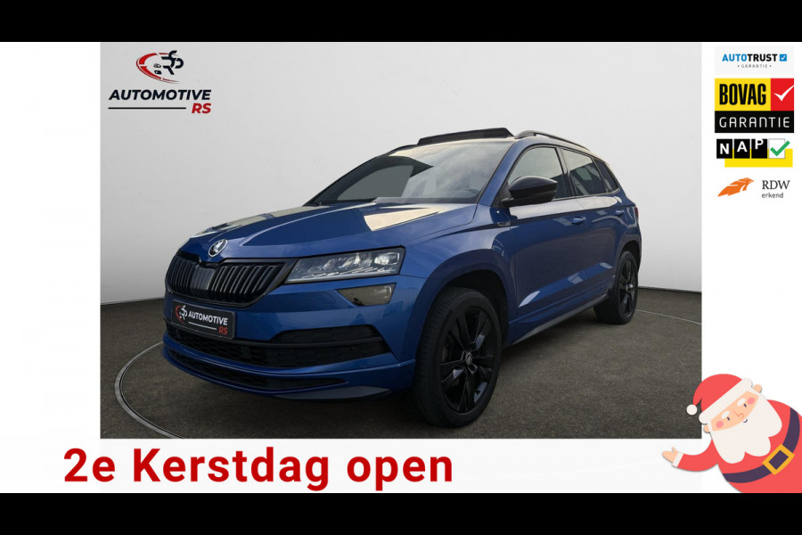 Škoda Karoq 1.5 TSI ACT Sportline Business|Pano Trekhaak Dealer OH Sportstoelen App Connect ACC Canton Elektrische kofferklep Nap
